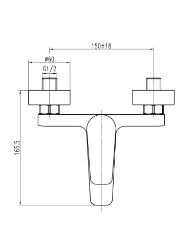 Смеситель для ванны Topaz Capri TCA-15101-H43 с душевым набором - 7