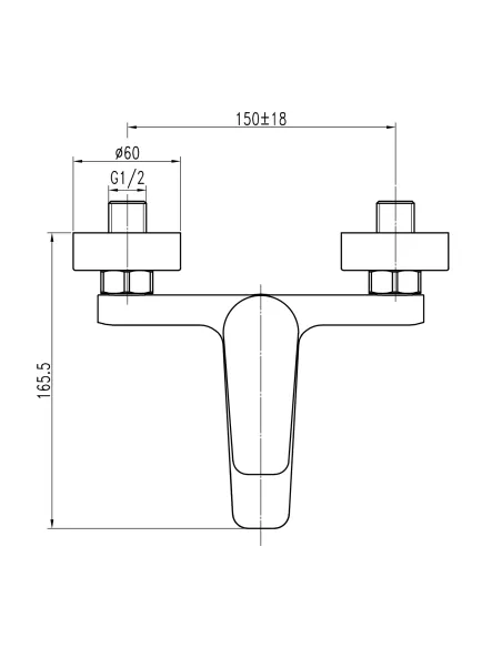 Смеситель для ванны Topaz Capri TCA-15101-H43 с душевым набором - 7