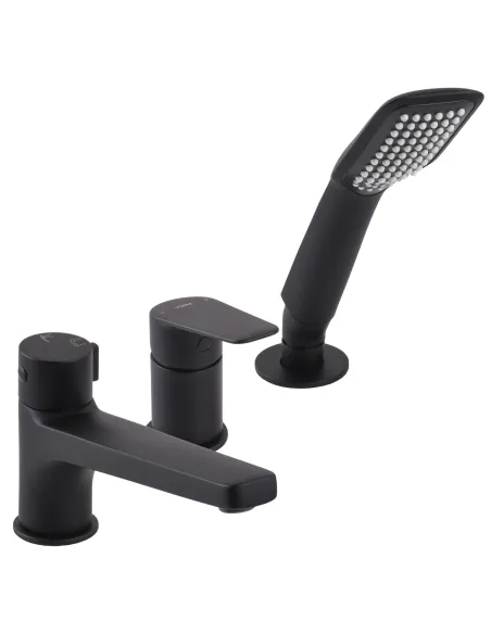Смеситель для ванны Topaz Capri TCA-15111-H43-BL, черный, скрытого монтажа - 1