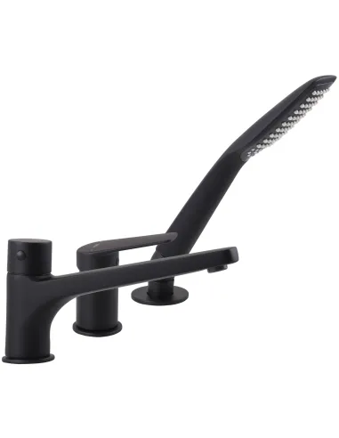 Смеситель для ванны Topaz Capri TCA-15111-H43-BL, черный, скрытого монтажа - 3