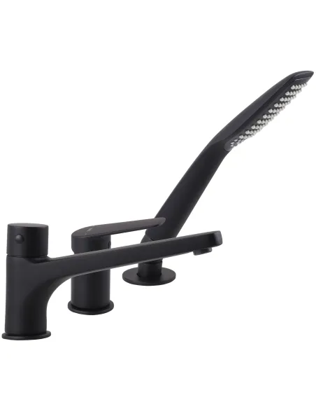 Смеситель для ванны Topaz Capri TCA-15111-H43-BL, черный, скрытого монтажа - 3