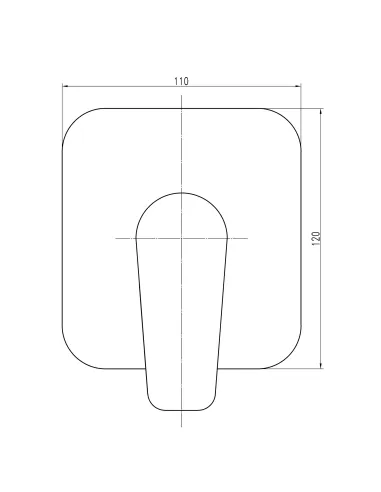 Смеситель для душа Topaz Capri TCA-15705-H43 скрытого монтажа - 6