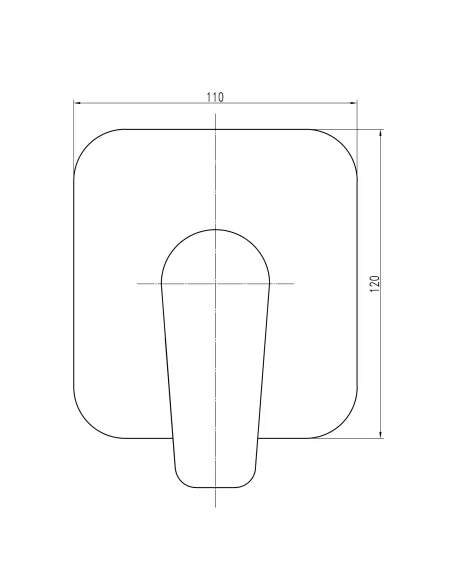 Смеситель для душа Topaz Capri TCA-15705-H43 скрытого монтажа - 6