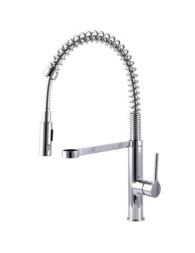 Смеситель для кухни с гибким изливом Topaz Sardinia TS-08401-H71 душевая насадка - 4