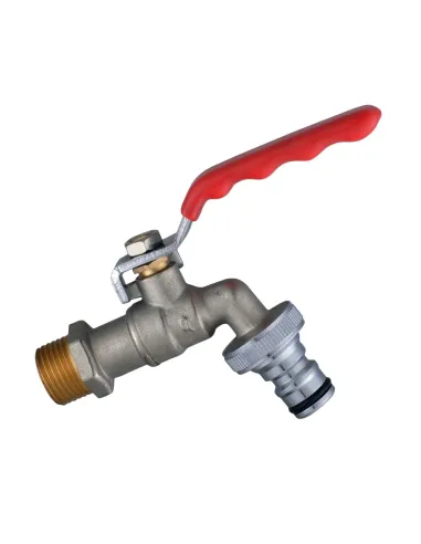 Кран для полива шаровый Quality Professional NV-QP155 1/2 дюйма с коннектором - 2