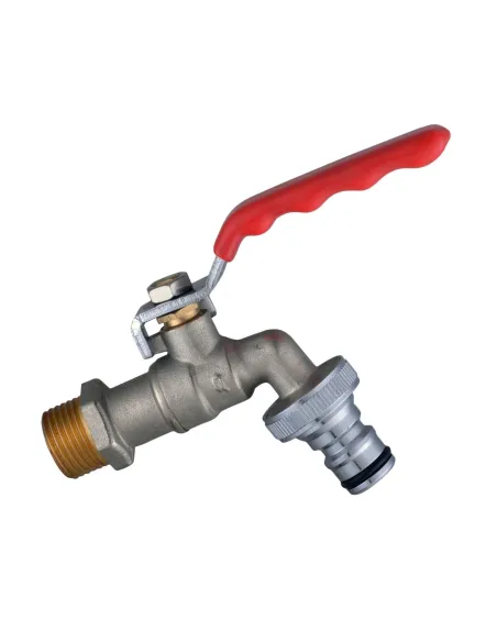 Кран для полива шаровый Quality Professional NV-QP155 1/2 дюйма с коннектором - 2