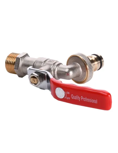 Кран для полива шаровый Quality Professional NV-QP155 1/2 дюйма с коннектором - 4