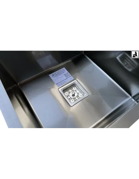 Кухонная мойка прямоугольная Romzha Arta Nova U-550 BL с дозатором и корзиной, 600 х 450 х 230 мм - 8