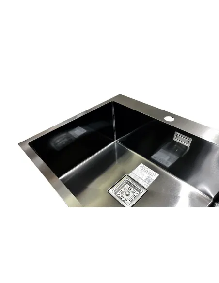 Кухонная мойка прямоугольная Romzha Arta Nova U-550 Max BL с дозатором и корзиной, 600 х 500 х 230 мм - 6