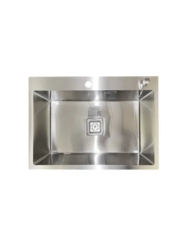 Кухонная мойка прямоугольная Romzha Arta Nova U-650 Max с дозатором и корзиной, 700 х 500 х 230 мм - 2