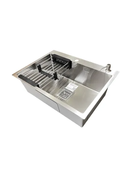 Кухонная мойка прямоугольная Romzha Arta Nova U-650 Max с дозатором и корзиной, 700 х 500 х 230 мм - 5 Кухонная мойка прямоугольная Romzha Arta Nova U-650 Max с дозатором и корзиной, 700 х 500 х 230 мм - 5