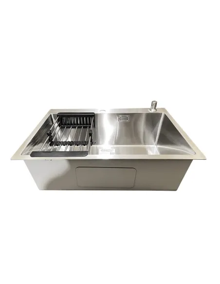 Кухонная мойка прямоугольная Romzha Arta Nova U-650 Max с дозатором и корзиной, 700 х 500 х 230 мм - 6 Кухонная мойка прямоугольная Romzha Arta Nova U-650 Max с дозатором и корзиной, 700 х 500 х 230 мм - 6