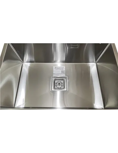 Кухонная мойка прямоугольная Romzha Arta Nova U-650 Max с дозатором и корзиной, 700 х 500 х 230 мм - 7 Кухонная мойка прямоугольная Romzha Arta Nova U-650 Max с дозатором и корзиной, 700 х 500 х 230 мм - 7