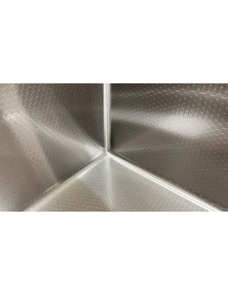 Кухонная мойка прямоугольная Romzha Arta Carbon U-550 с дозатором и корзиной, 600 х 450 х 230 мм - 6