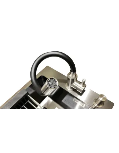 Смеситель для кухни Romzha Flex BL из нержавеющей стали - 4