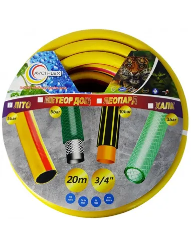 Шланг для полива Avci Flex Лето 3/4 дюйма, 50 метров, армированный - 4