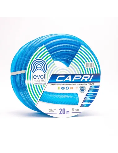 Шланг для полива EVCI Plastik Capri 1/2 дюйма, 100 метров, армированный - 1