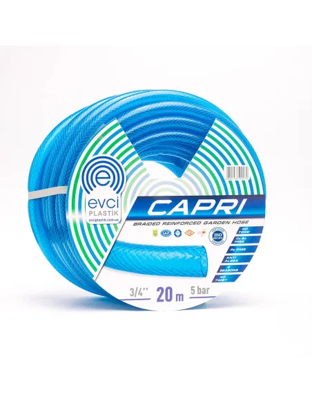 Шланг для полива EVCI Plastik Capri 1/2 дюйма, 100 метров, армированный - 1