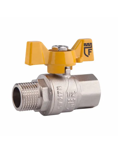 Кран шаровой для газа SD Forte ВН SF607G15 1/2 дюйма - 1