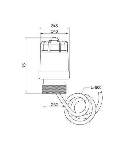 Сервопривод SD Plus SD347 220V M30 x 1,5 дюйма  - 2
