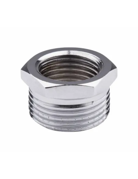 Футорка латунная SD Forte НВ SF374H2015 3/4 х 1/2 дюйма, хром - 1