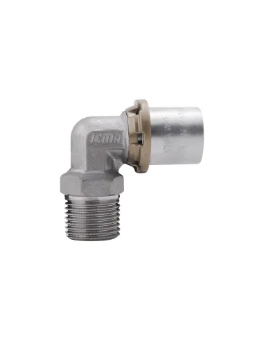 Уголок - пресс Icma №404 НР 20 х 1/2 дюйма, для МП труб - 3