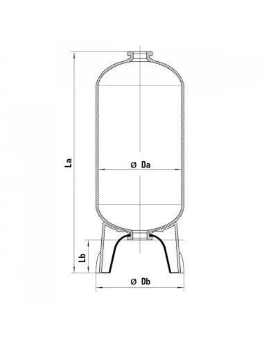 Колонна из стекловолокна Raifil FRP 24x72 Natural Blue, 4 дюйма купить в Днепре и Киеве - цена от КТУ
