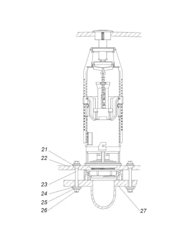 Комплект арматури для зливного бачка SoloPlast 1/2 дюйма, з двома режимами зливу АБК2-01 - 2
