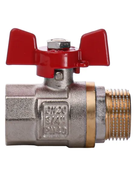 Кран шаровой прямой Quality Professional QP152 3/4 дюйма НВ КБ PN40 - 3 Кран шаровой прямой Quality Professional QP152 3/4 дюйма НВ КБ PN40 - 3