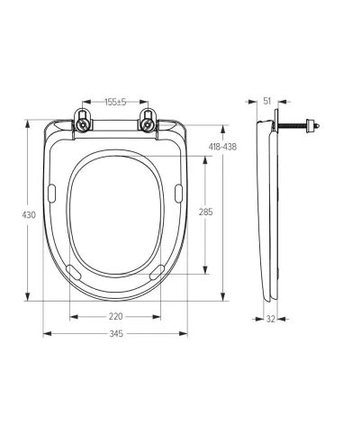 Сидіння для унітазу SoloPlast СП-5 - 5