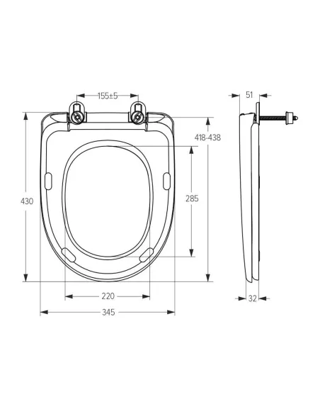 Сиденье для унитаза SoloPlast СП-5 - 5