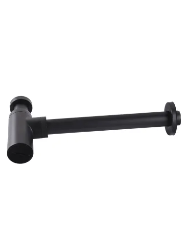 Сифон для раковины Globus Lux GSB-32-125-BB, 1 1/4 дюйма, черный, цилиндрический - 5