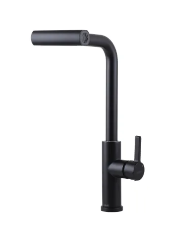 Змішувач для кухні Globus Lux Alpen SBT1-2044-BB чорний - 3