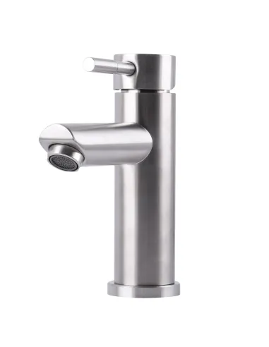 Змішувач для умивальника Ecomix AISI-101 нержавіюча сталь - 4