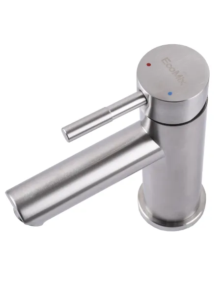 Смеситель для умывальника Ecomix AISI-101 нержавеющая сталь - 5