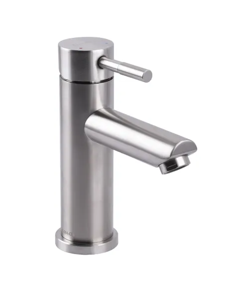 Смеситель для умывальника Ecomix AISI-101-WH нержавеющая сталь - 1