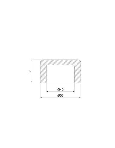 Заглушка для поліпропіленових труб Thermo Alliance 40 мм - 2