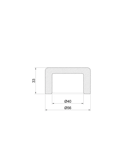 Заглушка для поліпропіленових труб Thermo Alliance 40 мм - 2
