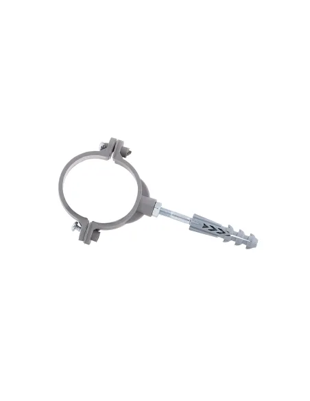 Хомут для трубы 50 мм TA Sewage пластиковый, в сборе с гайкой и дюбелем - 1