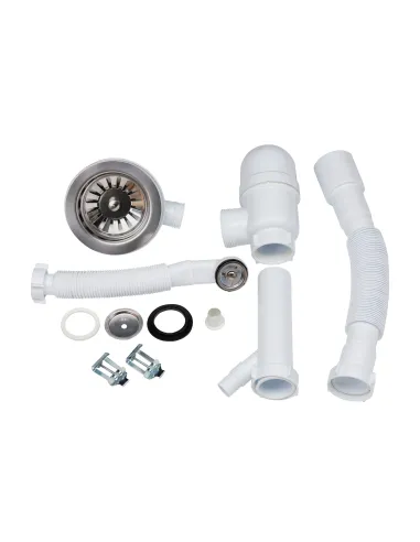 Мойка для кухни каменная Lidz GRA-09 серая, 650x500х200 мм - 5