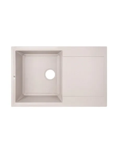 Мойка для кухни каменная Lidz COL-06 светло-бежевая, 790x495х230 мм - 1