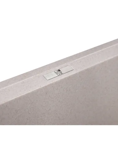 Мойка для кухни каменная Lidz COL-06 светло-бежевая, 790x495х230 мм - 8