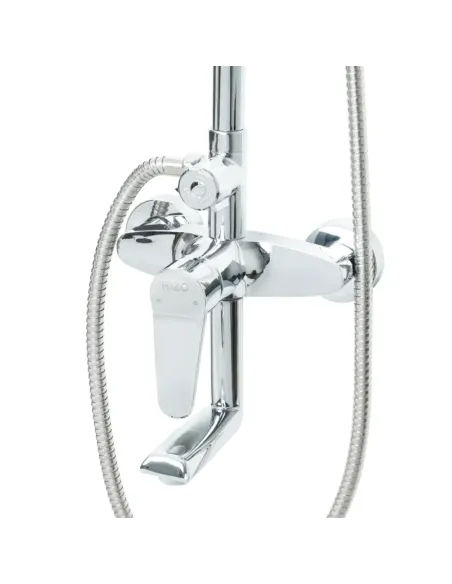 Душевая система с изливом Rizo RP66C, нержавеющая сталь купить в Днепре и Киеве - цена от КТУ