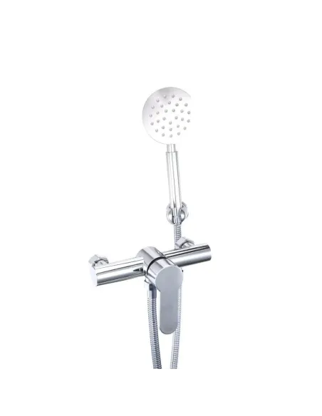 Смеситель для душа с душевым набором Rizo RC50C, нержавеющая сталь купить в Днепре и Киеве - цена от КТУ