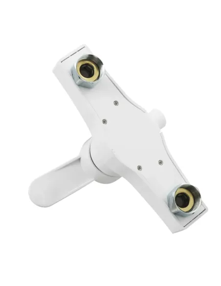 Смеситель для душа Rizo RP52W, пластик, белый купить в Днепре и Киеве - цена от КТУ