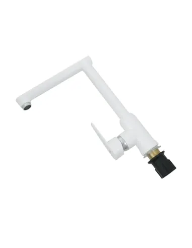 Смеситель для кухни однорычажный Rizo RP46W, пластик, белый купить в Днепре и Киеве - цена от КТУ