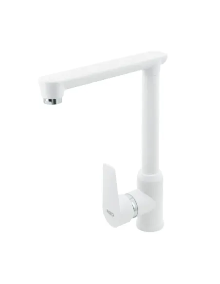 Смеситель для кухни однорычажный Rizo RP46W, пластик, белый купить в Днепре и Киеве - цена от КТУ