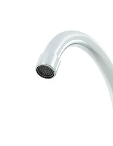 Смеситель для кухни однорычажный Rizo RP42C, пластик, хром купить в Днепре и Киеве - цена от КТУ