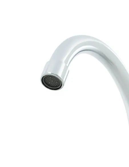 Смеситель для кухни однорычажный Rizo RP42C, пластик, хром купить в Днепре и Киеве - цена от КТУ