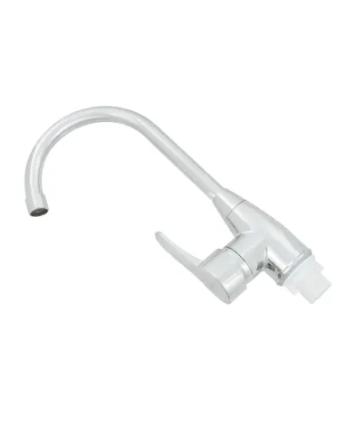 Змішувач для кухні одноважільний Rizo RP42C, пластик, хром купити у Дніпрі та Києві - ціна від КТУ